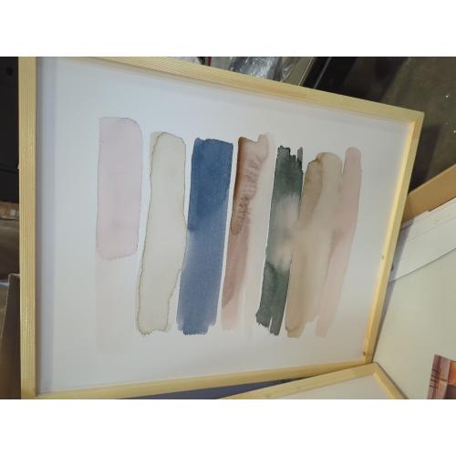 Faint Swatches I - Premium Framed Canvas 2 Piece Set