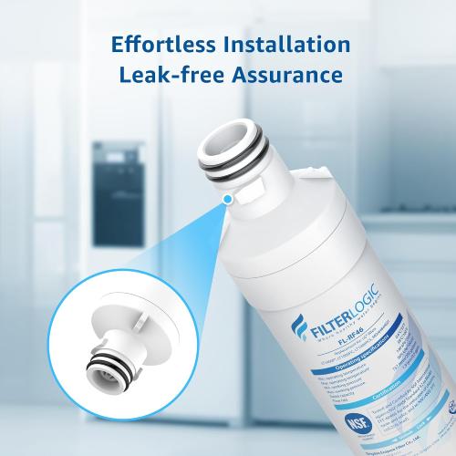 Filterlogic LT1000PC ADQ747935 Refrigerator Water Filter, 3 Pack