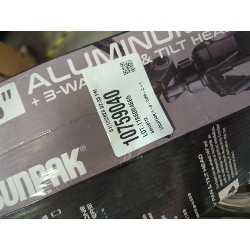 Sunpak - PlatinumPlus 5858D 58 Tripod - Black