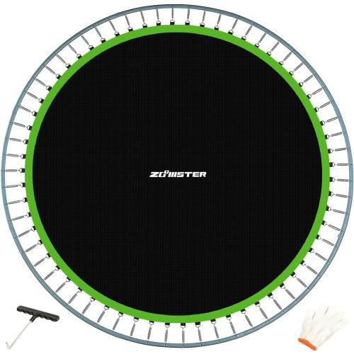 MISSING PART‼️Zoomster Replacement Jumping Mat, Round Trampoline Frame with 72 V-Hooks, Using 5.5 Springs 150 Premium Trampoline Mat (Excluding Frame and Spring)