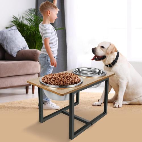 Spacnom Elevated Dog Bowls, Raised Dog Bowls Stand for Large Dogs