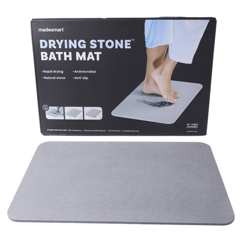 madesmart Diatomite Stone Drying Bath Mat