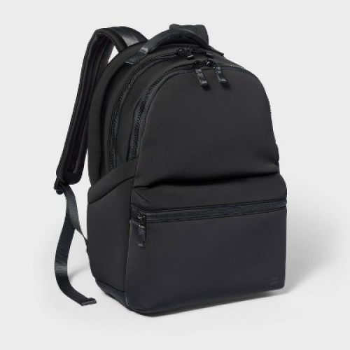 Faux Neoprene; Backpack Black - All In Motion