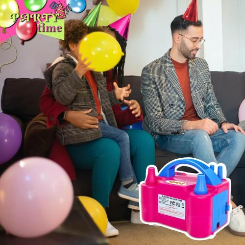 Electric Balloon Pump, Portable 2 Modes Balloon Blower Machine with 14 Balloon Arch Kits, Air Pump for Balloon, Balloon Inflator for Party Decoration
