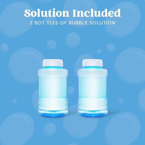 JOYIN Dinosaur Bubble Machine, Bubble Machine Gun Blower with Solutions for Kids, Summer Outdoor Indoor Toy, Dinosaur Party Favor, Kids Birthday Gift (Green)