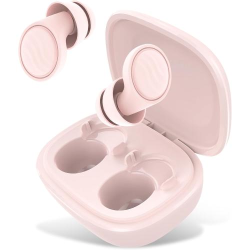 Ear Plugs for Sleeping Noise Cancelling - 35dB Reusable Ear Plugs with 7 Eartips and Carry Case - Flexible Hearing Protection - Replaceable Single/Double Eartips for Sleep, Focus, Travel, Work