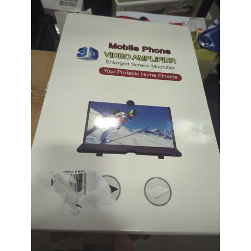 3D mobile video amplifier enlarged screen magnifier