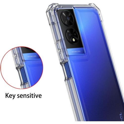 for TCL 50 XE NXTPAPER 5G, TCL 50XE 5G - Full Cover Shockproof Protective Phone Case - Clear