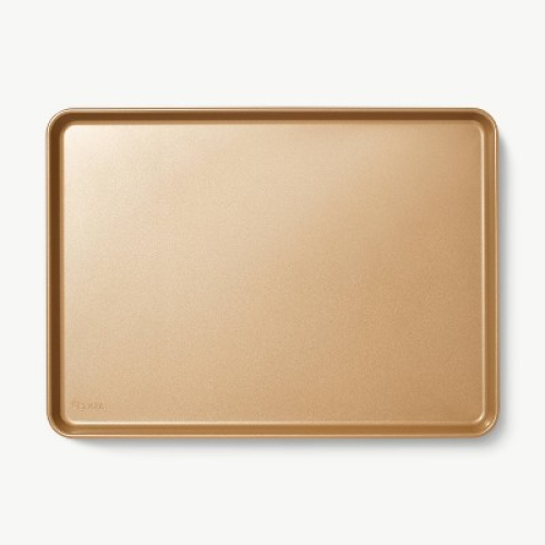 Nonstick Aluminized Steel Baking Sheet Gold - Figmint : Large Cookie Sheet, Oven Dishwasher Safe