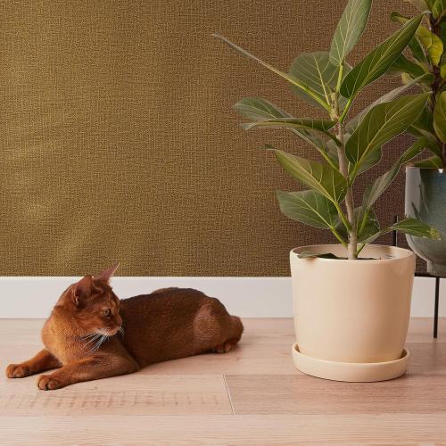 WADILE Grasscloth Peel and Stick Wallpaper 15.7in x 787.4in, Textured Contact Paper for Cabinets, Faux Linen Wall Paper Pull and Stick, Fabric Vinyl Wallpaper Self Adhesive Coffee