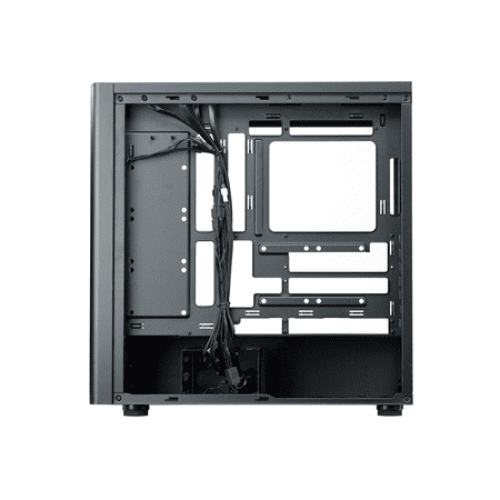 Cooler Master Elite 502 ATX High Airflow Minimalist PC Case, 410mm GPU Max, Compatible RTX 5090|RX 7090 XT, 360mm AIO Max, Type C, Tempered Glass, Triple 120mm aRGB PWM Fan, Intakes Grill