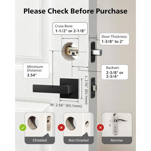 Philips WiFi Keypad Door Lock with Handle, App Control Smart Deadbolt Lock