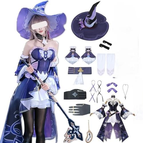 Women Cosplay Costume Dress Uniform Outfit Halloween Full Accessories