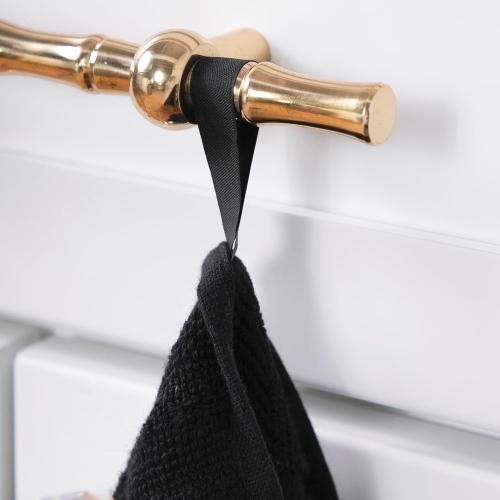 All-Clad Solid Kitchen Towel: Highly Absorbent, Super Soft Long Lasting - 100% Cotton, 17x30 Tea Towel for Cleaning & Drying Dishes, Pans, Glassware, or Countertops, (3-Pack), Black