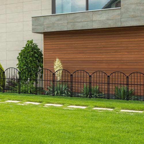 Decorative Garden Fence, 17in (H) x 30ft(L) No Dig Fence