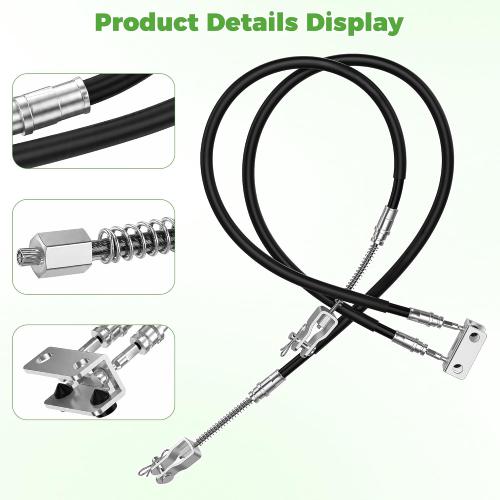 10L0L Golf Cart Brake Cable for EZGO TXT & Medalist 1994-up, Driver and Passenger Side, Replace OEM 70716-G03 70273-G03 70969-G03