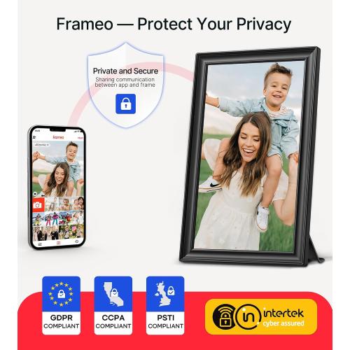 64GB 15.6 Frameo Digital Picture Frame WiFi, Large Electronic Photo Frames