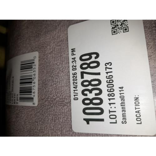 Haven Turkish Cotton Bath Towel in Lilac Marble