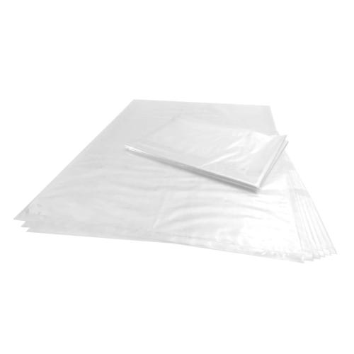 Wowfit 100 CT 16x20 1.1 Mil Large Clear Poly Bags for Packaging, Flat Open