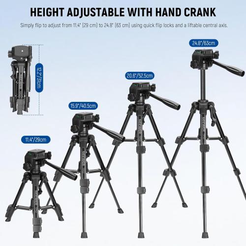 NEEWER Entry Level Version TP52 Mini Desk Phone Tripod Camera Webcam Stand