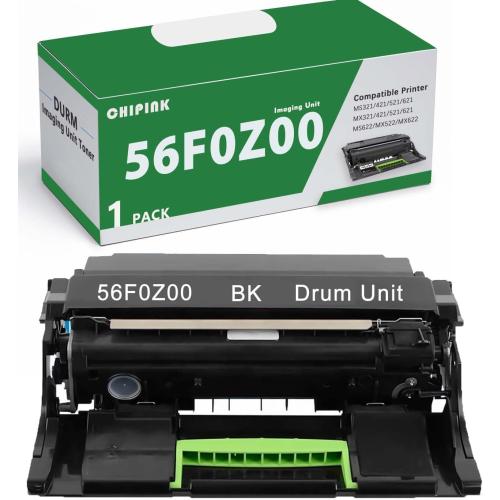 56F0Z00 Imaging Unit Replacement Compatible for for Lexmark 56F0Z00 Imaging Unit 56F0ZA0 for MS321 MS521 MS621 MS421 MS622 MX321 MX421 MX522 MX622 MB2442 MB2328 XM1246 XM1242 (NOT Toner)