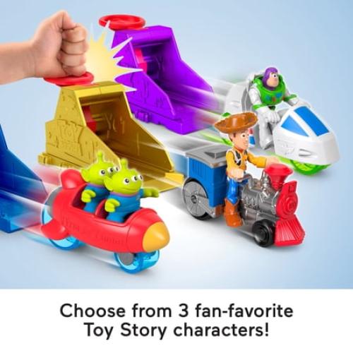 Disney and Pixar Toy Story Launcher Set with Woody Figure (Styles May Vary)