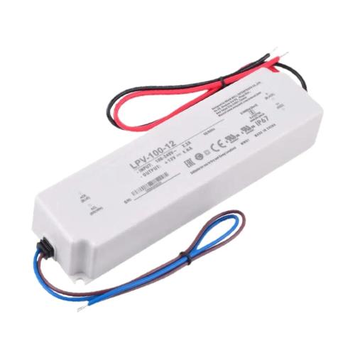 LPV-100-12 12V 8.5A 102W Switching Power Supply, IP67 Waterproof LED Driver for Outdoor Lighting/Industrial Equipment/Advertising Displays