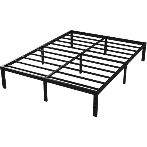 Queen Bed Frame No Box Spring Required Metal Platform