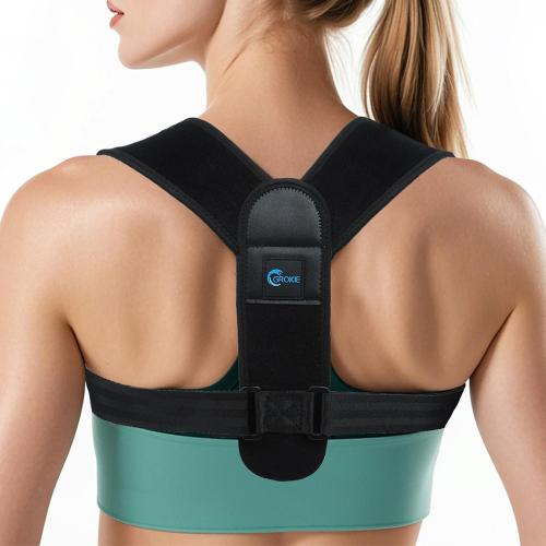 Posture Corrector for Women and Men – Adjustable Back Brace for Posture Support, Upper Back, Clavicle and Shoulder Support, Comfortable and Breathable Back Straightener for Pain Relief,Large