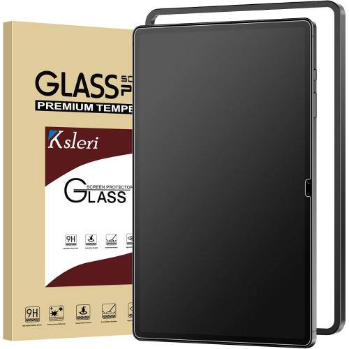 2 Pack for Samsung Galaxy Tab S10 Lite / S10 FE / S9 FE 10.9” / Galaxy Tab S9 11” Matte Glass Screen Protector (Not Privacy) Anti Glare Anti Fingerprint Tempered Glass with Alignment Frame