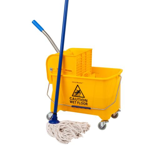 Mind Reader 5-Gallons Down-Press Mop Wringer Bucket