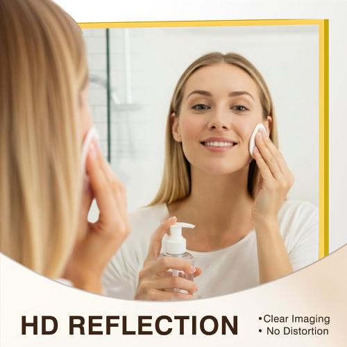 FICTOR Bathroom Vanity Mirror for Over Sink, 24 x 36, Gold