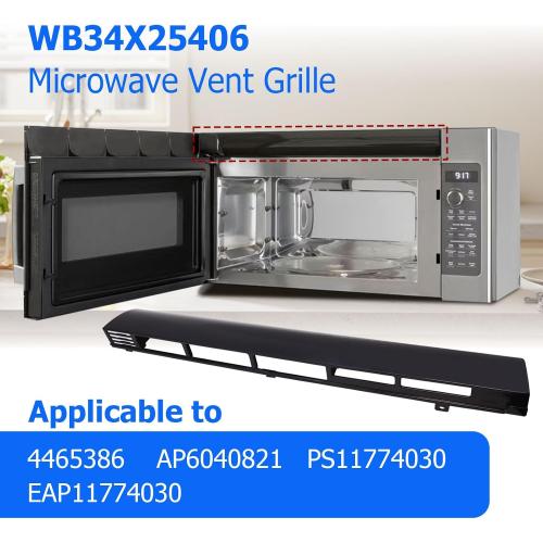 1PC WB34X25406 Microwave Vent Grille Replacement for GE Over-the-Range Microwaves