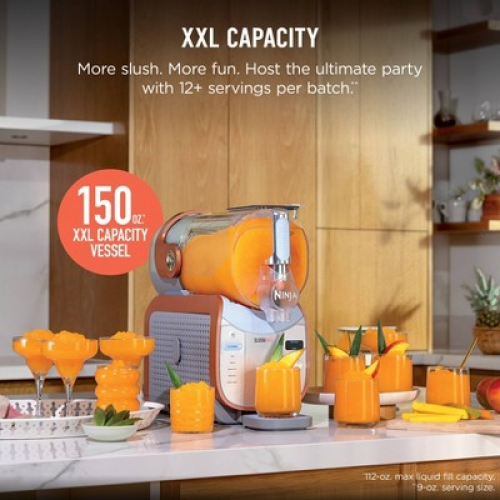 Ninja SLUSHi Max Smart Frozen Drink Maker Blue/Peach FS605