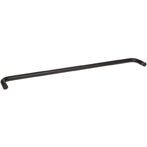 Rockwell Security Mont Hard Single Sided Towel Bar 26 Inch Glass Antique Black Finish for Commercial and Residential Frameless Heavy Glass Shower Doors