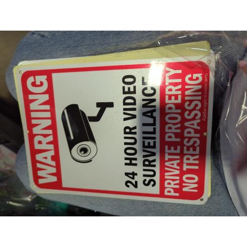 Faittoo 4 Pack No Trespassing, Private Property, Warning Signs - 10 x 7 Inches Reflective Aluminum, UV Protected, Weather Resistant, Durable Ink, Easy to Mount