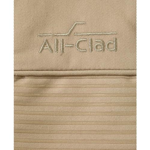 All-Clad Silicone Oven Mitts: Heat Resistant up to 500 Degrees - 100% Cotton & Silicone, 14x7 Oven Mitt for Kitchen and Barbeque, 2-Pack, Cappuccino