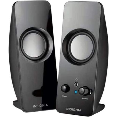 Power Stereo Speakers 2.0 w/Headphone Jack
