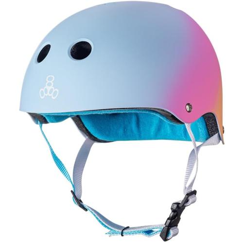 Triple Eight Certified Sweatsaver Helmet for Skateboarding, BMX, Roller Derby, Roller Skating, Inline Skating, Scooter and Bike