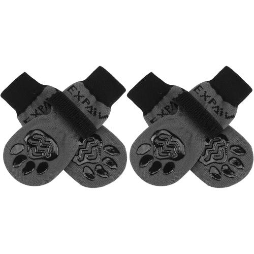 EXPAWLORER Anti-Slip Dog Socks,Dog Boots&Paw Protectors to Prevent Licking,Dog Shoes for Hot/Cold Pavement, Double Sides Non-Skid Traction Control on Hardwood Floor for Senior Dogs