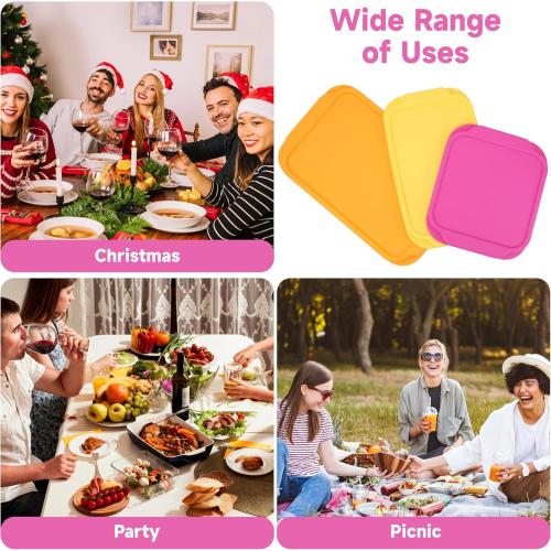Silicone Lids for Pyrex 222丨232丨233丨222-D丨232-D丨233-D Glass Baking Dish, 3 Pack Silicone Lids for Pyrex Glass Baking Dish, Dishwasher & Freezer & Microwave Safe (Baking Dish Not included)