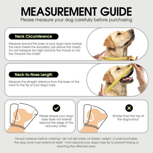 Dog Cone Soft Cone for Dogs to Stop Licking