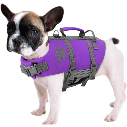 Queenmore Puppy Life Jacket, XS Dog Life Vest for Swimming, Cat Lifevest