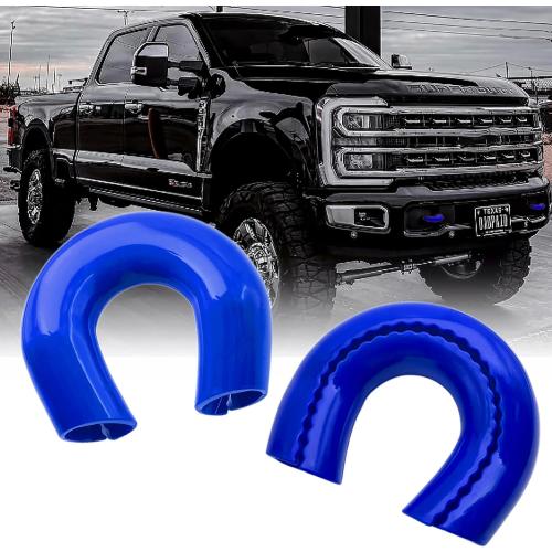 Front Tow Hook Cover for 2017-2026 Ford Super Duty F-250 F-350 F-450,Tow Hitch Covers, Ford Truck Accessories, Pickup Truck Accessories, F250 Must Haves, Silicone, Blue (2 Pack)