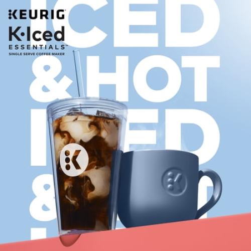 Keurig K-Iced Essentials Iced and Hot Single-Serve K-Cup Pod Coffee Maker, Black