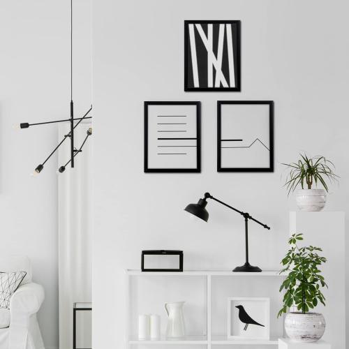 MENNTHUI 16x22 Black Picture Frame, Wall Mounting Horizontally or Vertically, Decoration for Photos, Paintings, Posters, Artwork