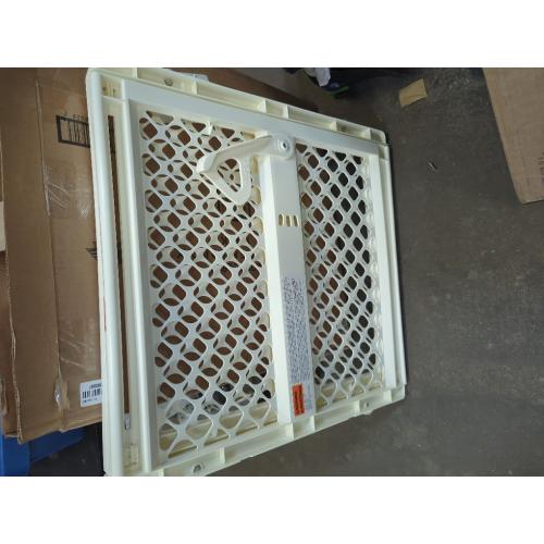 White Toddleroo by North States - Supergate Ergo Baby Gate: Plastic Baby Gate for Stairs & Doorways - Adjustable Indoor Safety Gate - Made in USA - 26 to 42 Inches Wide - 26 Inches Tall - White