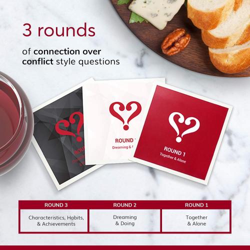 Relationship Card Deck by Vertellis - Card Game for Deeper Connection with Your Partner for Couples
