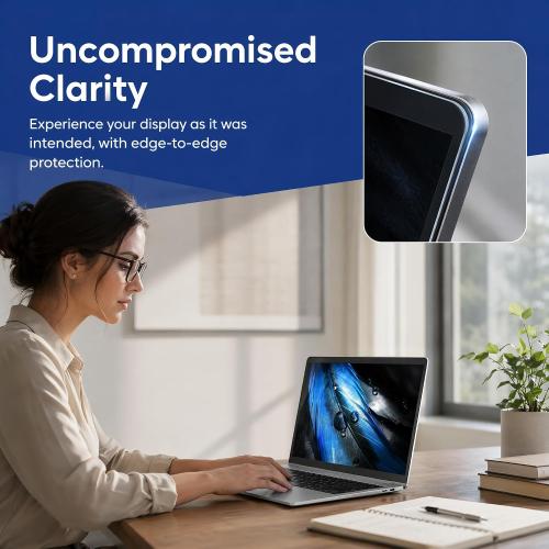 15.6 inch Laptop Screen Protector Tempered Glass Compatible with Other All 15.6 Laptops Portable Monitor with 16:9 Aspect Ratio,(345x194 / W x H)-Ultra Clear & 9H Hardness ,15.6 Tempered Glass Shield
