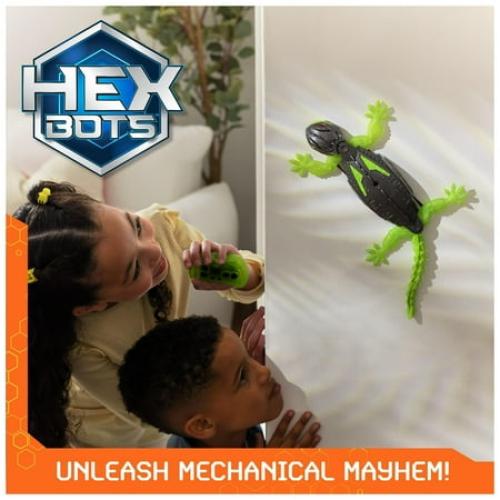 Wall Crawler Gecko, Rechargeable Remote Control Robot Kids Toys, Climbs up Walls for Prank Toys & Games, RC Robot Toys for Boys & Girls Ages 4 & Up